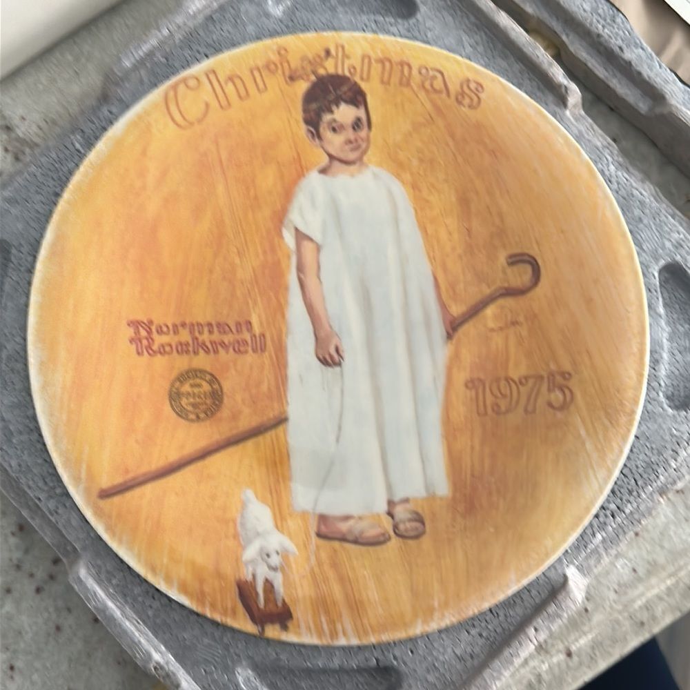 Norman Rockwell Collectable Plate